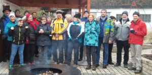 Radlertreff startet zur Winterwanderung